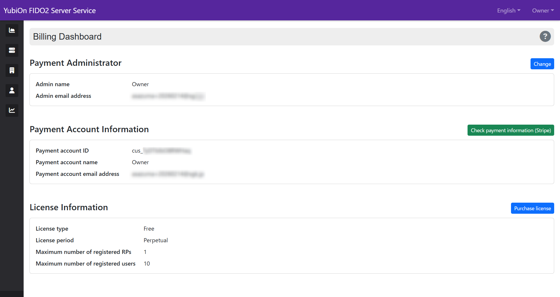 View Billing Dashboard