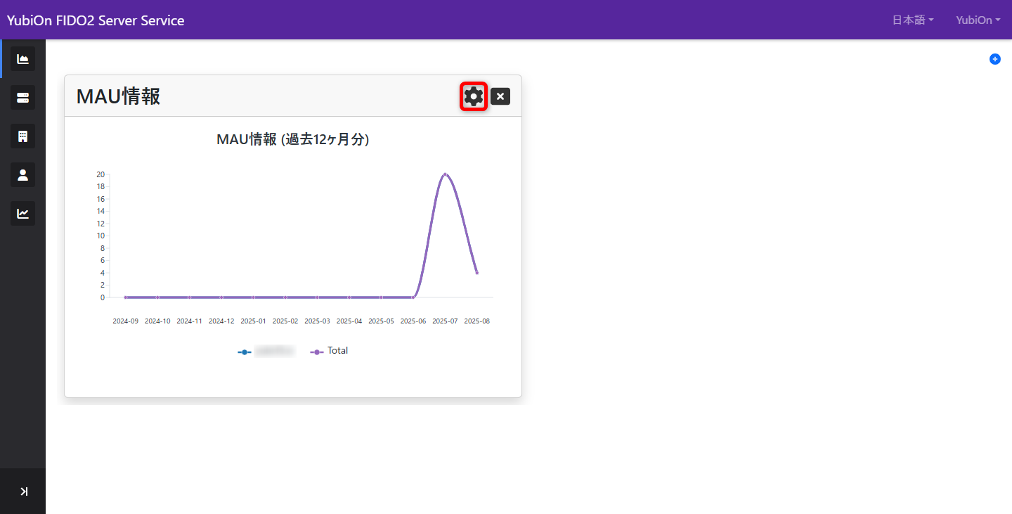 設定アイコン