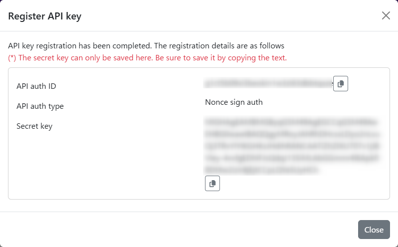 register successful