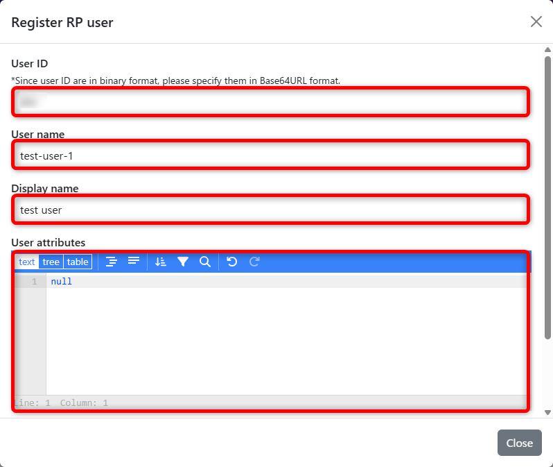 register rp user modal
